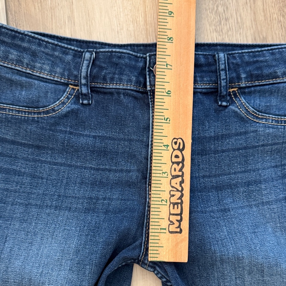 Hollister Women’s Juniors 7R (27-28) Y2K Jeans Low Rise Skinny Stretch Dark Blue - Picture 12 of 15